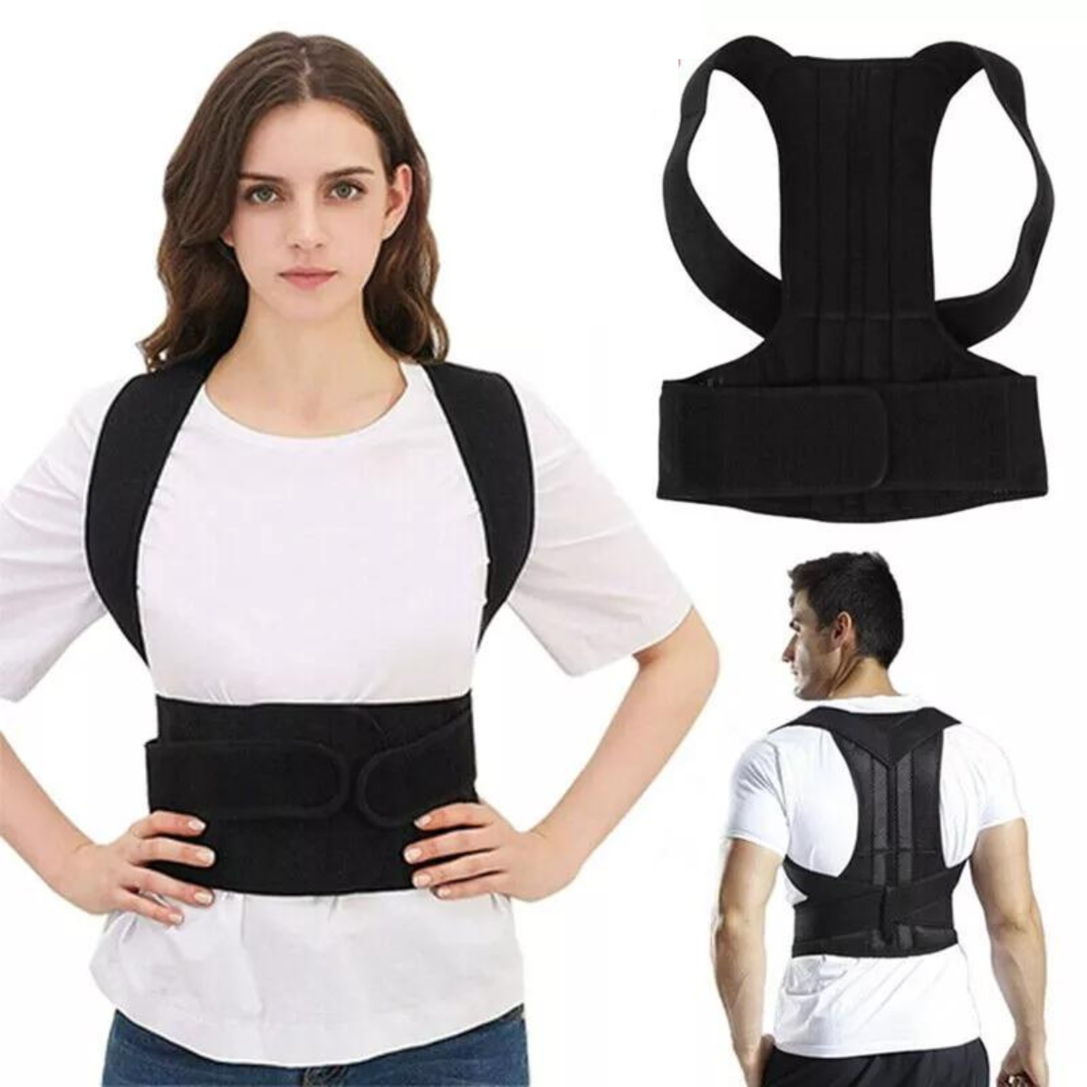 Faja Unisex Lumbar Doble De Alineacion