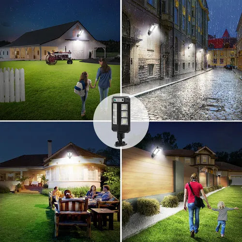Pack 3 Lamparas LED Carga Solar IPS 67