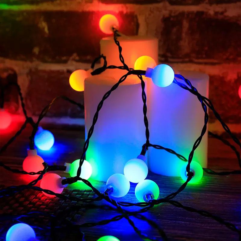 luces navidad solar 5m