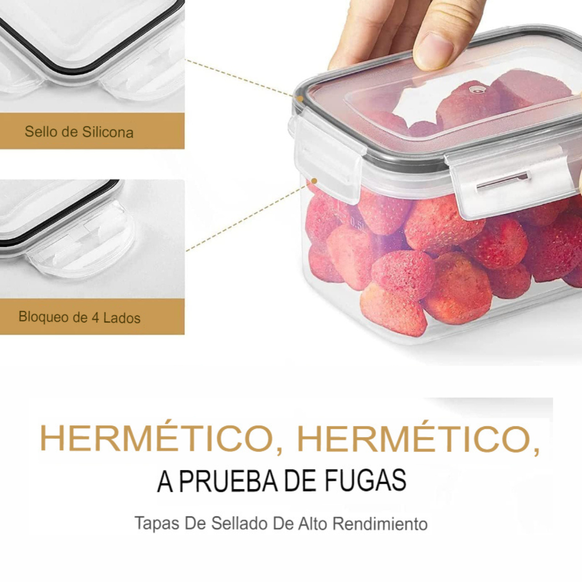 Pack 7 Contenedores de Alimentos